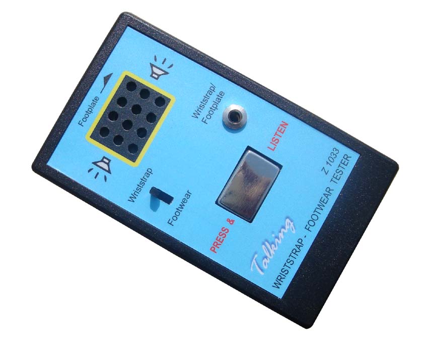 Talking Wriststrap Footwear Tester